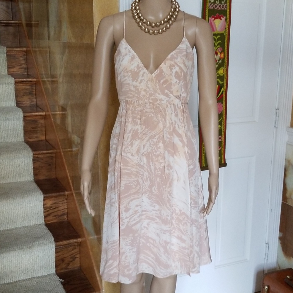Fabulous Flirty NWT Tibi Marble Silk Wrap Dress